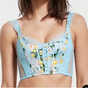 NWT Victoria Secret lemons corset top